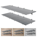 4 Pack Garage Wall Shelving Heavy Duty 2x3ft, Gray - color: Grey, size: 2X3ft-4pack