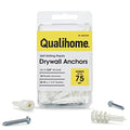 Qualihome Drywall Anchors with Screws – Self Drilling Anchors for Drywall, Anti-Spin Grip, No Pre-Drill Wall Anchor Kit, Strong & Reliable Hold, 10 Pack (20 Pieces) - style: 10 Pack (20 Pieces)