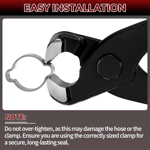 10 Pack Stainless Steel Range 24-28mm Double Ear Hose Clamps - size: 24-28mm