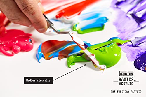 Liquitex BASICS Acrylic Paint Set, 12 x 22ml (0.74-oz) Tube Paint Set - size: 8.88 Fl Oz (Pack of 1), style: 12 x 22ml (0.74-oz)