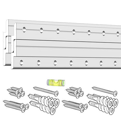 Z Clips 12" 2 Pack - French Cleat Picture Hanger Heavy Duty - Wall Mirror Mounting Bracket - Flush Mount Hanging Kit for Shelf, Painting, Frames, Cabinet, Soundbar, Whiteboard or Headboard - 80 lb - size: 12" 2 Pairs, style: Thick