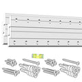 Z Clips 12" 2 Pack - French Cleat Picture Hanger Heavy Duty - Wall Mirror Mounting Bracket - Flush Mount Hanging Kit for Shelf, Painting, Frames, Cabinet, Soundbar, Whiteboard or Headboard - 80 lb - size: 12" 2 Pairs, style: Thick