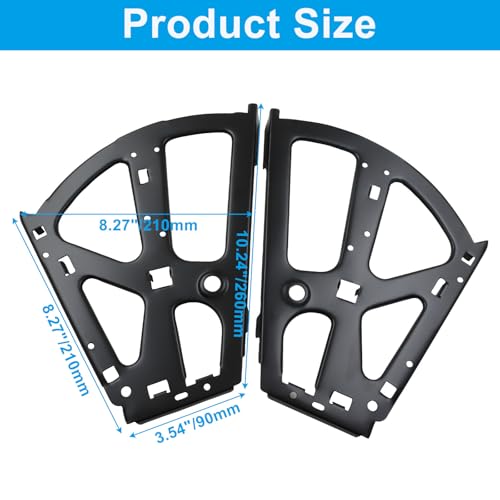 Bivethoi 4 Pcs Shoes Drawer Cabinet Hinges, 2 Layers, Black - size: 2 Layers(Black)