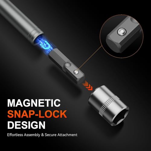 25-in-1 Ratcheting Screwdriver Set with Magnetic S2 Steel Bits, Multi Bit Screwdriver Tool Kit with Storage Case for Electronics Repair, Furniture Assembly, Computer, Bicycle & DIY Home Tools - size: 25 in 1 Grey