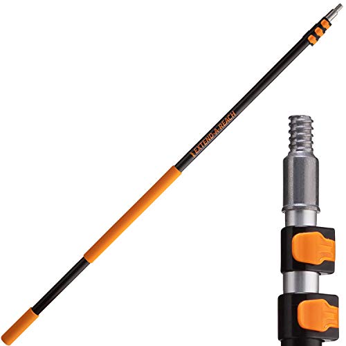 4-12 ft Long Telescopic Extension Pole, Multi-Purpose Extendable Pole - size: 12 feet