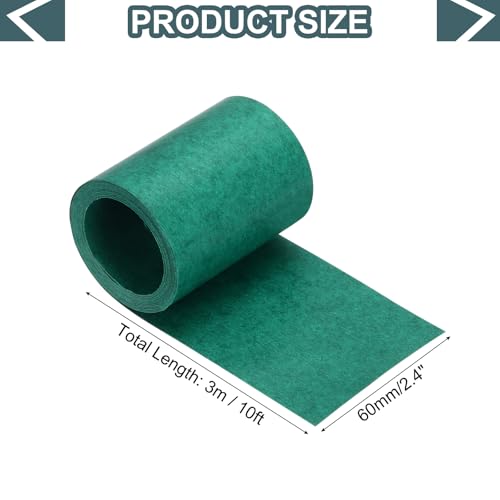 MECCANIXITY Electrical Insulating Fish Paper 60mm, 10ft Green - size: 60mm