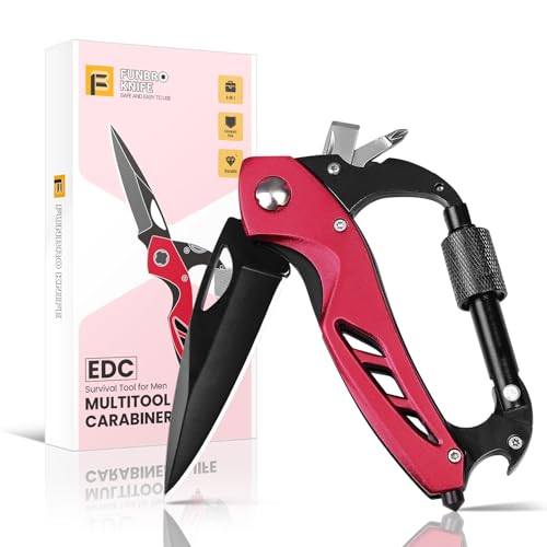 FUNBRO Multitool knife (Red) - color: Red