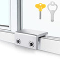 ZRFCXE Window Locks, Fits Horizontal & Vertical Sliding Windows (4 Pack) - color: Silver, size: 4 Pack