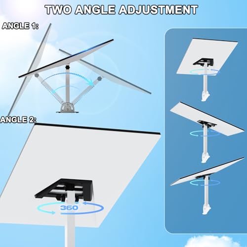 Adjustable 304 Stainless Steel Roof Mount for Starlink Standard 4/4X/Gen 3 - size: Gen 3 Roof Mount