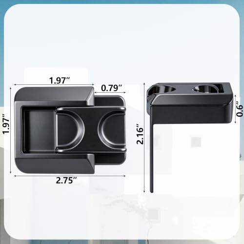 Home Security Door Lock 2 Pack, Grey Heavy Duty Anti-Pry Reinforcement Lock - color: Gray