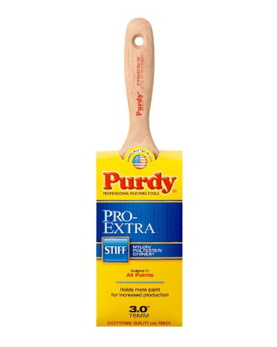Purdy 144324730 Pro-Extra Series Pip Enamel/Wall Paint Brush, 3 inch - size: 3 Inch, style: Enamel Wall