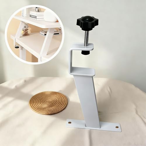 2pcs Desk Clamp Bracket, 7.87'' Heavy Duty Floating Table Height Extender