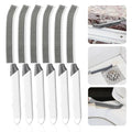 Thin Cleaning Brush Set - Gap Cleaning Tools, Multi-Purpose Hard Bristle Grout Scrub Brushes & Grout Cleaner Brush for Deep Scrubbing in Kitchen, Bathroom, Toilet, Sink Gap - color: White 6pcs