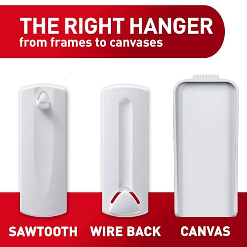 Command Sticky Nail Sawtooth Picture Hangers, 3-Pack, Damage-Free Wall Hanging, Holds 5 lbs Each, No-Tools Adhesive for Sawtooth Frames, Canvas Art and Home Decor, Removable with No Wall Damage