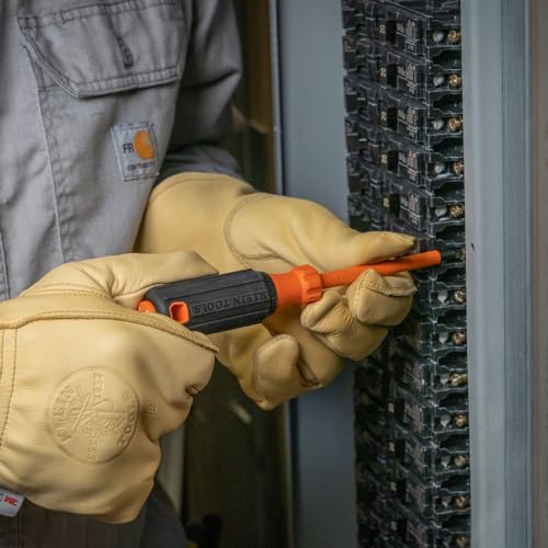 Klein Tools 9419R 1000V Insulated Tool Set, Made in USA, with Diagonal-Cutter, Long-Nose Pliers and 3 Screwdrivers, 5-Piece