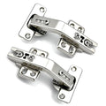 2 Pack 135° Lazy Susan Hinges for Cabinets, Corner Kitchen Cabinet Replacement Hardware, Bifold Door/Cupboard Folded/Folden Door Hinges with Screws