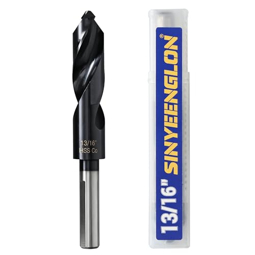 13/16 Cobalt Drill Bit for Metal and Hardened Steel - size: 13/16 in