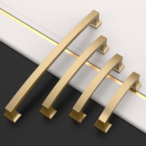 Amerdeco 10 Pack Champagne Bronze Cabinet Pulls 3.75" - color: Champagne Bronze, size: 3.75" hole center