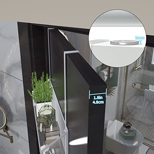 Kaiferty Over The Door Hooks Organizer, Coat Rack Over The Door Storage Hanger Towel Rack, Back of Door Storage Organizer for Bathroom,Bedroom,Kitchen,Office (White, 2-Tier) - color: White, size: 2-Tier