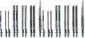 Bosch T-Shank Jig Saw Blade Set, 10 Pieces, 3-1/4'' - 4-5/8'', 6-20 TPI, in Robust Case, for Wood (Pack of 2) - size: One Size (Pack of 2)
