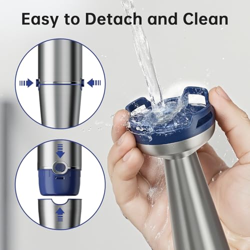 Turelar Immersion Blender Handheld 5 in 1 Hand Blender Set 1100W Heavy Duty - color: Navy Blue, size: 5 in 1