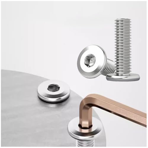 cSeao 5/16"-18 x 1-3/4" Flat Head Allen Head Joint Conecting Bolts, Socket Cap Screws for Furniture Connecting, 304 Stainless Steel, 10 Pack - size: 5/16-18*1-3/4 10pcs