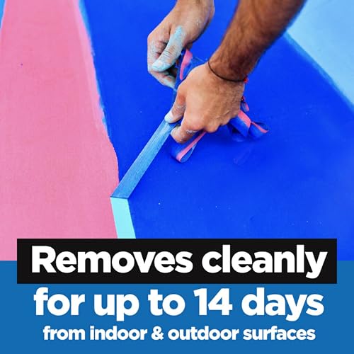 ScotchBlue Original Multi-Surface Painters Tape, 1 Inch Wide (0.94 in. x 60 Yds), 1 Roll, Blue Paint Tape Protects Surfaces and Removes Easily, Masking Tapes for Indoor and Outdoor Use (2090-24NC) - size: 0.94" Width, style: 1 roll