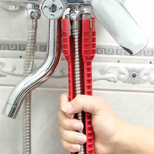 14-in-1 Faucet & Sink Wrench, Multi-Functional Tap Spanner Tool - style: Fourteen-in-One