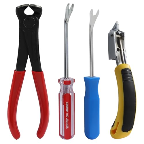 4 Pcs Heavy Duty Staple Nail Remover Tool Set - style: Style 4