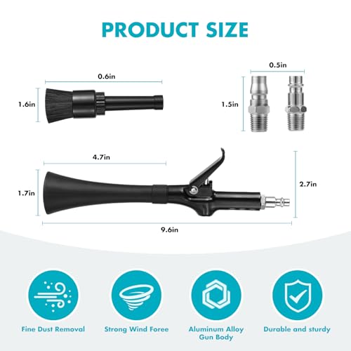 Car Cleaning Gun Detailing Interior Dryer Air Blow Gun Car Detailing Tools for