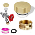 Boltigen Vacuum Breaker Repair Kit, Frost Free Outdoor Faucet ASSE 1019-A Repair Kit, Hose Bib Replacement with 3/4GHT Outdoor Faucet Cap for Anti-Siphon Sillcock Valves, 1 Set