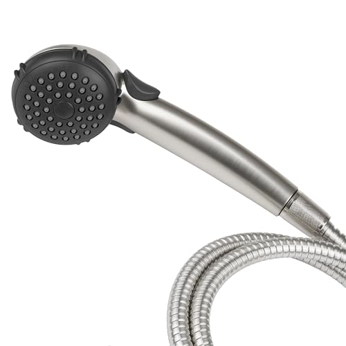 Dura Faucet DF-SA400-SN RV Handheld Shower Wand (Satin Nickel) - color: Brushed Satin Nickel, size: Head Only