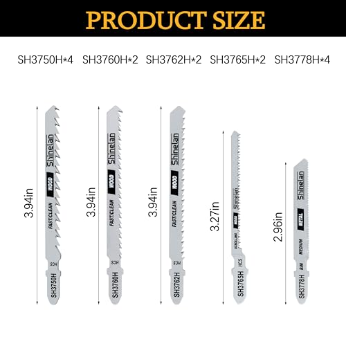 DW3742C for DeWalt Sawzall Blades Set, T-Shank Jigsaw Blades Set