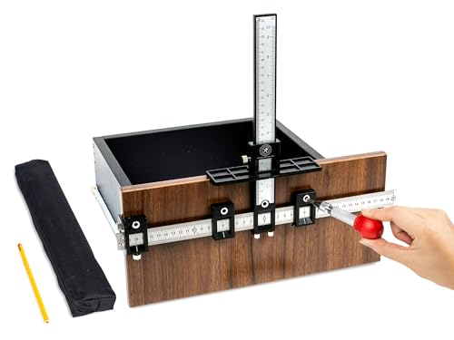 Cabinet Hardware Jig Tool - Precise Drilling Cabinet Handle Jig - Adjustable Cabinet Jig - Perfect for Kitchen Handles - Jig for Handles and Pulls