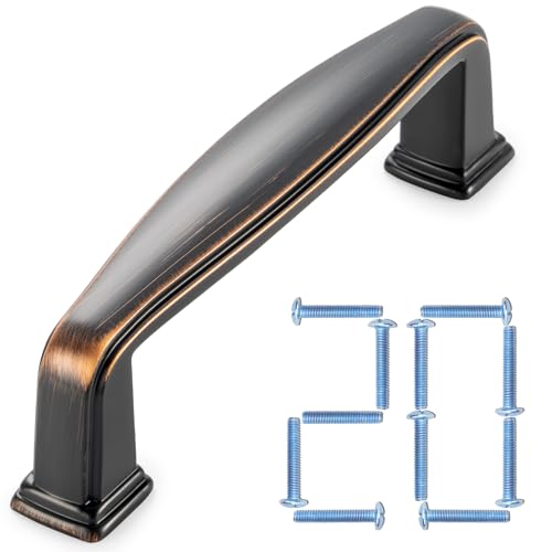 KOOFIZO 20 Pack 3 in Oil Rubbed Bronze Cabinet Pulls, Drawer Handles 1817 - color: Oil Rubbed Bronze, size: 3" CC - 20Pcs