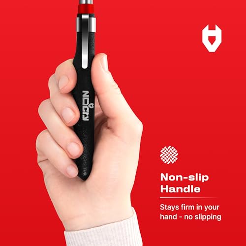 NoCry Heavy Duty Telescoping Inspection Mirror — 30in Extendable Reach - style: Telescoping Inspection Mirror
