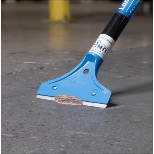 Unger 4” Professional Floor Scraper Replacement Blades, 10 Pack, Dual-Sided Adhesive Cleaning Supplies for Windows, Glass, Floors, Paint, Stickers, Gum Removal on Tile, Marble and High Gloss Surfaces - size: Replacement Blades