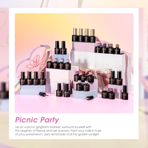 ROSALIND 30pcs Colors Gel Nail Polish Set with Cateye Gel and Base Top Coat | 20 Nude Pink Red Blue Color Gel Polish,5pcs Cat Eye Gel Nail Polish,Blooming gel,3Pcs Glossy Matte Glitter Top Coat,Base Coat - color: All Moods 25+5 Colors