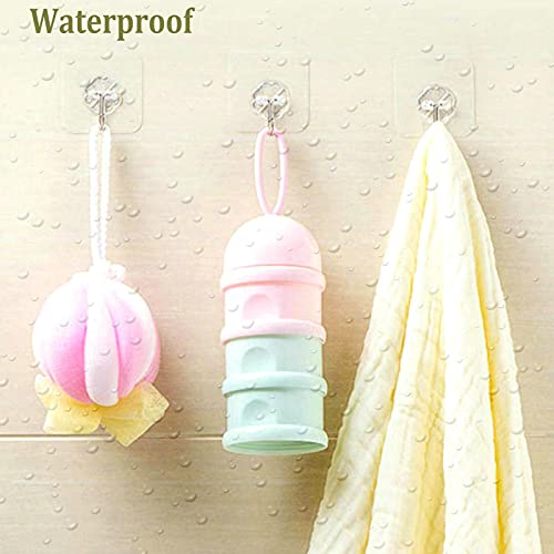 Jwxstore 12 Pack Wall Hooks for Hanging 33LB Heavy Duty Self Adhesive Hooks - size: 12 Pack