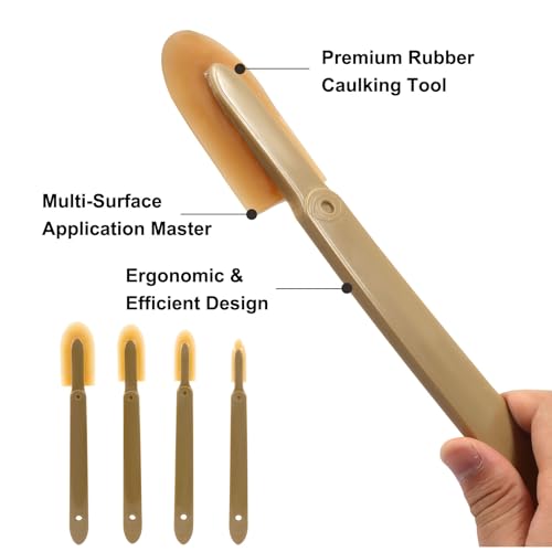 4 Pcs Rubber Caulking Tool Set