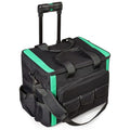 Amazon Basics Tool Storage Rolling Bag with LED Light, 20 Pockets, Adjustable Shoulder Strap, Black - size: Rolling Bag