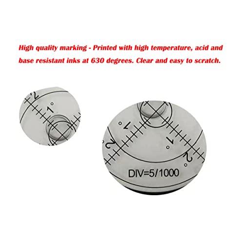 Round High Precision 2.4inch 60MM Aluminium Bubble Levels RV - size: Circular 6012