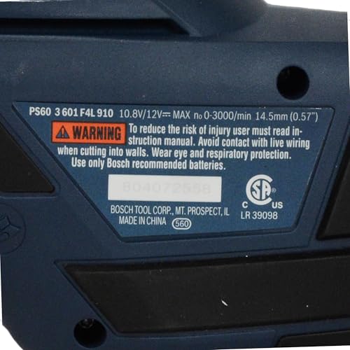 BOSCH PS60N 12V Max Pocket Reciprocating Saw (Bare Tool) - style: Tool Only
