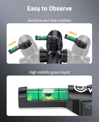 CVLIFE Scope Level Scope Leveling Kit with Magnetic Bases