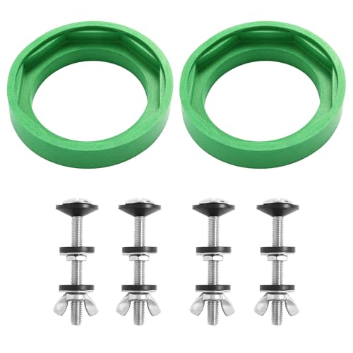 2 Packs 3" Toilet Tank to Bowl Gasket with Stainless Steel Bolts Kit - style: 2 Pcs American Standard Gaskets Kit