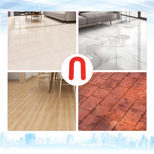 U Shaped Tile Spacers 1/8 Inch, 500Pcs Plastic Shims for Floor - color: Red, size: 1/8x500pc