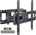 Pipishell TV Wall Mount for 26-74 inch LED LCD OLED 4K TVs up to 99lbs, Full Motion TV Mount Bracket Articulating Swivel Extension Tilting Leveling Max VESA 400x400mm, Fits 12/16 Inch Wood Studs - size: 26-74 inch TVs, style: TV Mount without LED