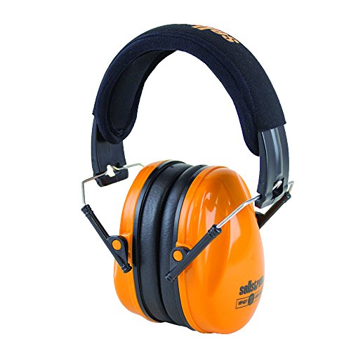 Sellstrom Noise Cancelling Lightweight Safety Ear Muffs, 27dB NRR, Universal Fit, Soft EVA Foam, Telescopic Height Adjustment, Black/Orange, S23404 - color: Black/Orange, style: 27 Db Nrr Rating - Lightweight