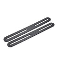 Xiaoyztan 8.5 Inch Stainless Flat Bracket Adjustable Support 6 Pcs - color: Black, size: Small