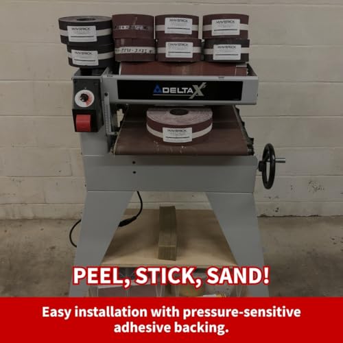 Drum Sander Sandpaper Roll 3" X 25 Yards Premium Aluminum Oxide Cloth Backed (120 Grit)